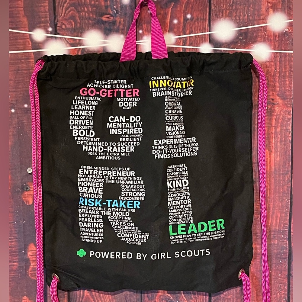 NWOT Girls Scouts of America backpack tote